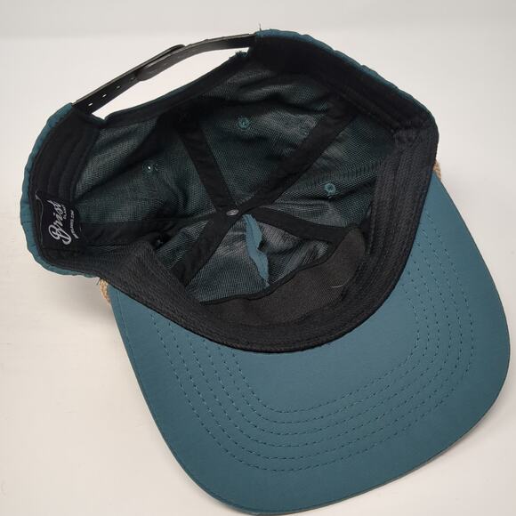 Thunder Island Brewing Co. 5 Panel Cap Blue One Size Adjustable Brist Blanks - Picture 8 of 10